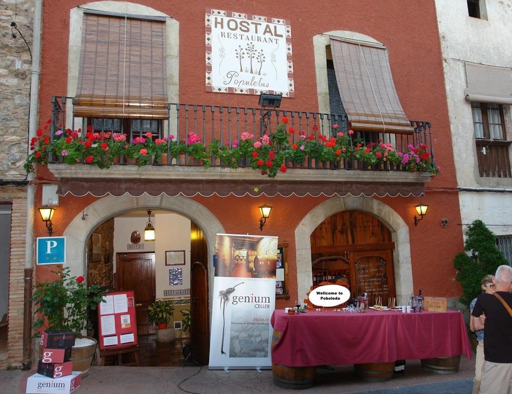 Hostal Populetus Poboleda Kültér fotó